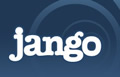 Jango Logo in white lettering on dark blueish background